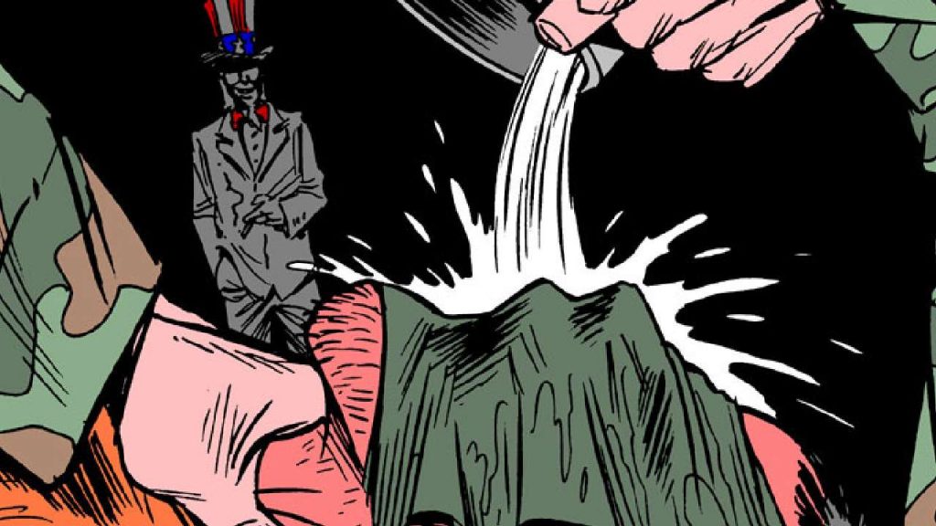 Waterboarding mucenie vodou