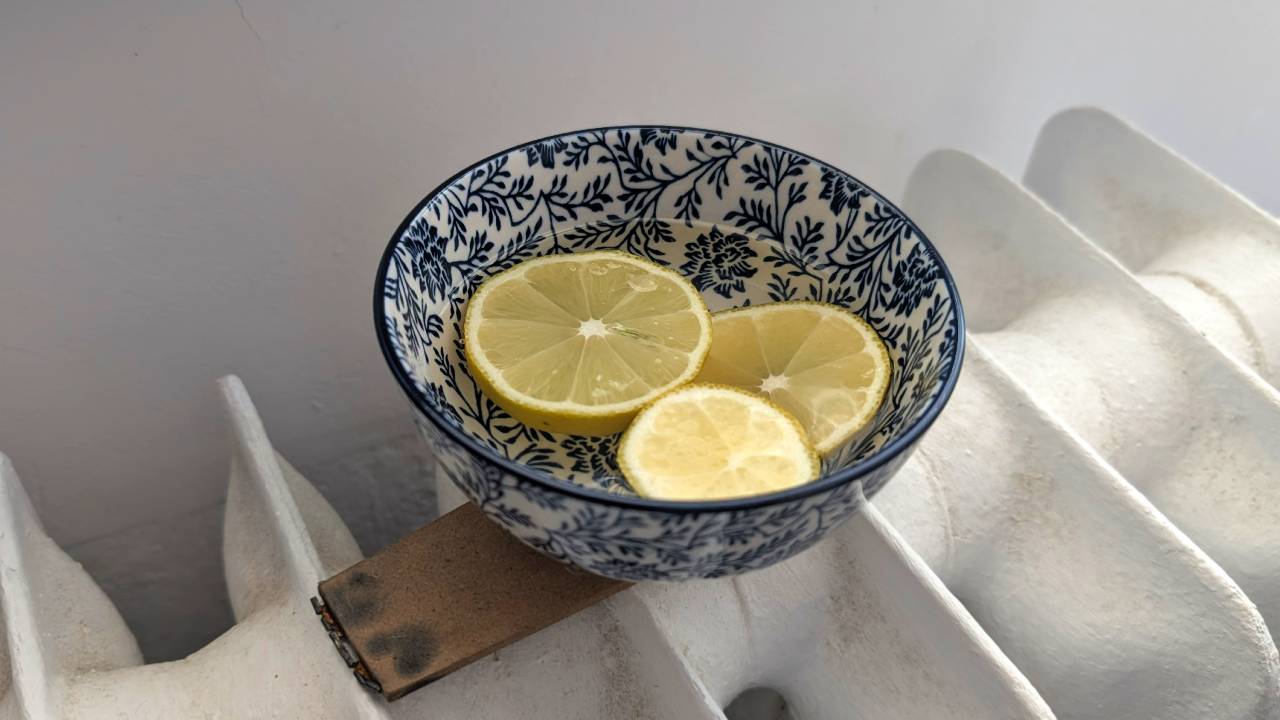 trik s citronom aby vonala domacnost_2 polozit na radiator