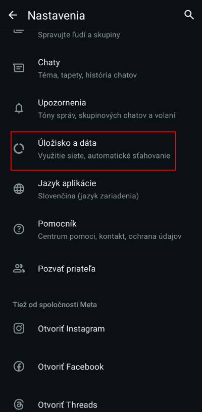 WhatsApp automaticke stahovanie suborov do pamate telefonu_2