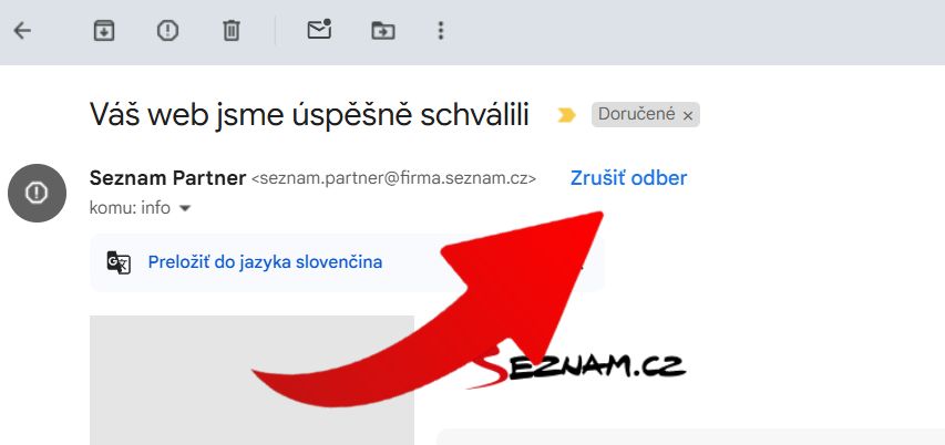 Gmail zrusenie odberu sprav