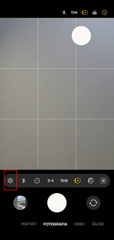 Fotografia poloha nastavenie fotoaparatu_1