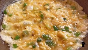 praženica s cibuľkou