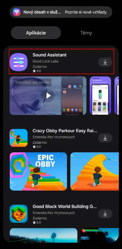 prepinanie skladieb v Android telefone cez tlacidlo hlasitosti_1