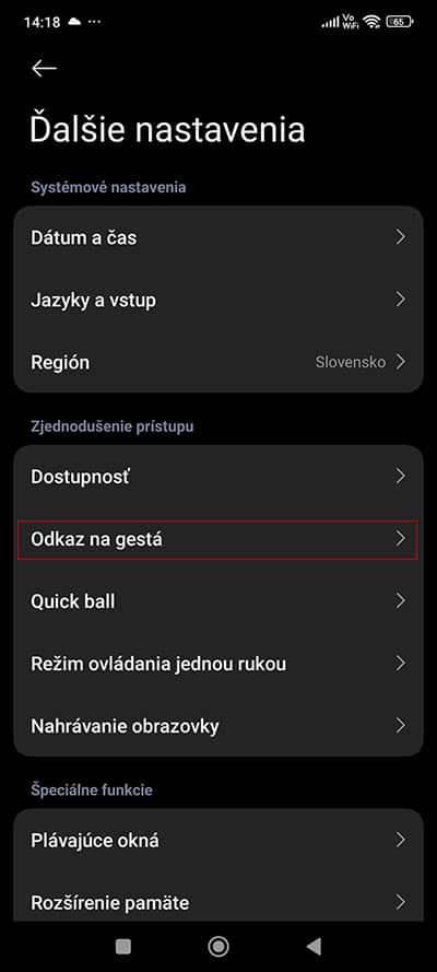 xiaomi-funkcia-tlacidlo-spat