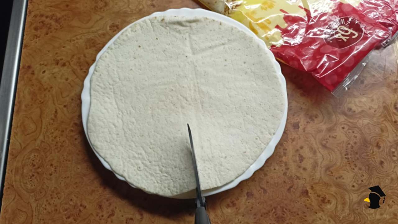 tortilla skladanie