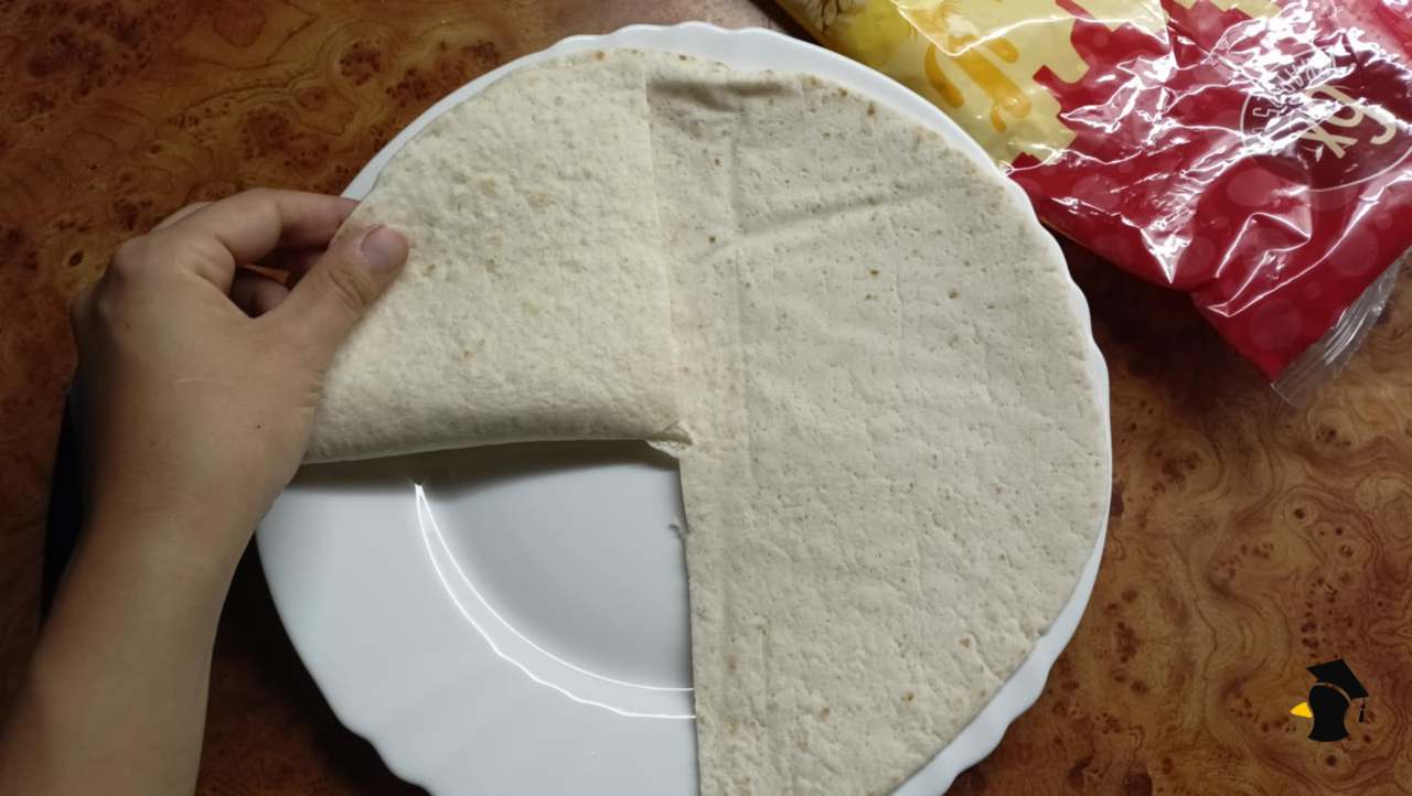 tortilla skladanie