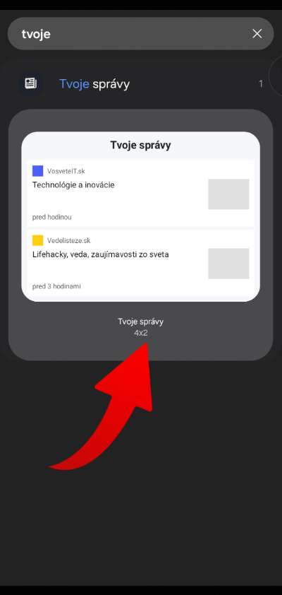 pridanie widgetu so spravami na androide_3