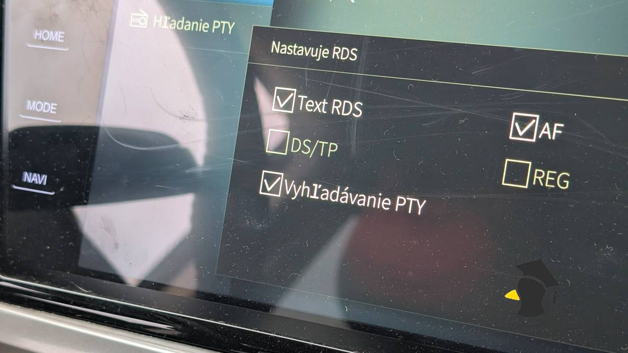vyhladavanie PTY autoradio