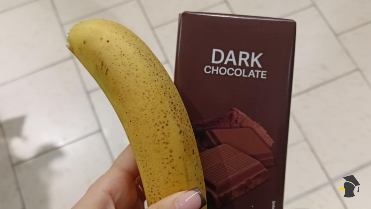 banán A čokoláda