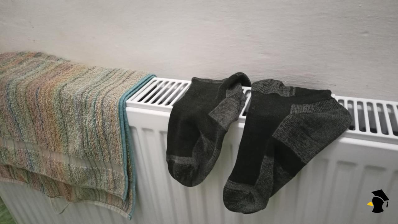 sušenie na radiatore