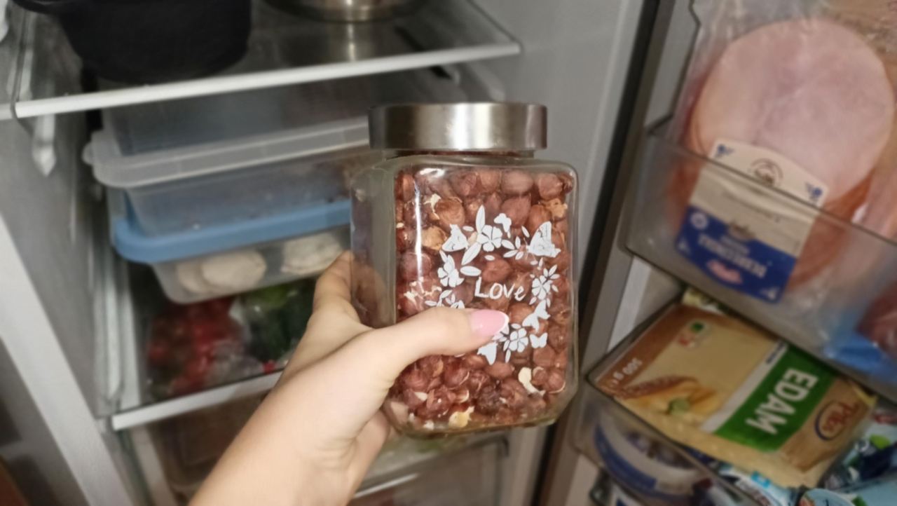 orechy v chladničke