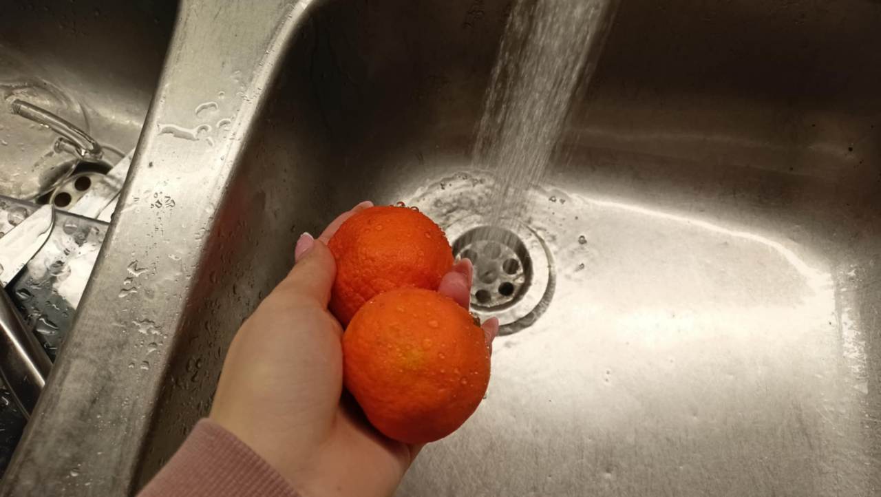 pomaranče umyvanie