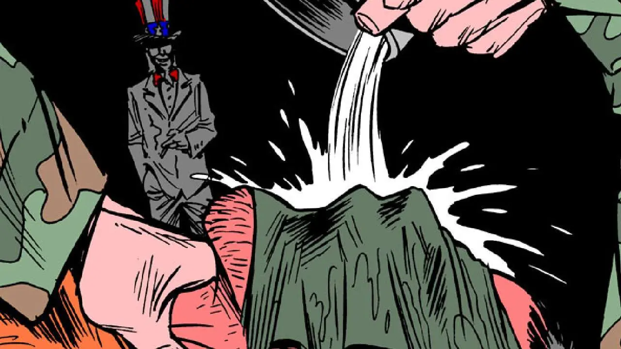 Waterboarding mucenie vodou