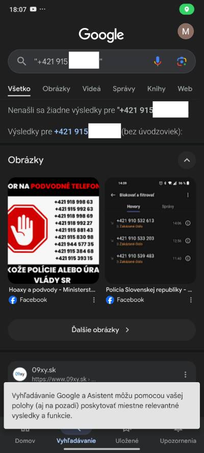 ako vyhladat nezname cislo v google_2
