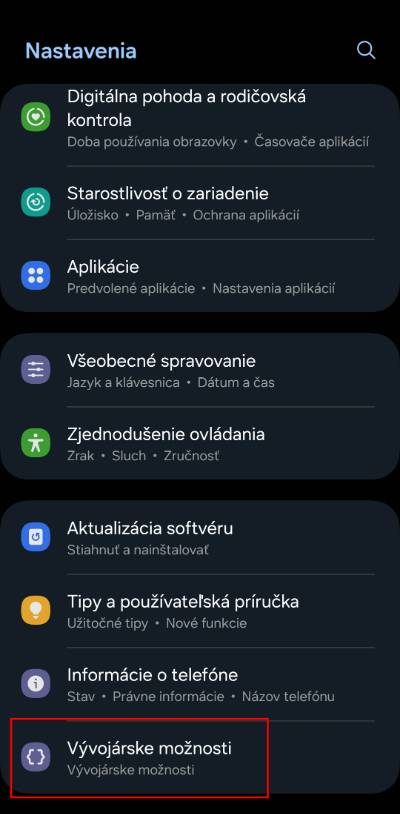ako zapnut vyvojarske nastavenia android_4