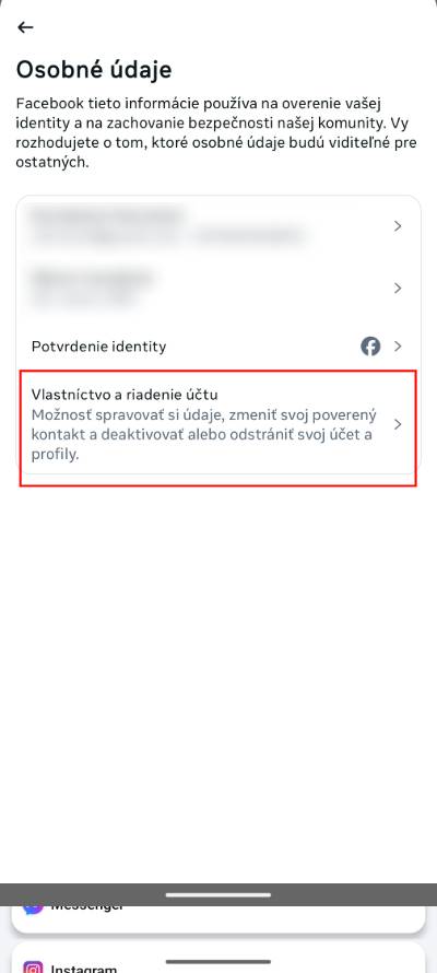 Nastavenia Facebook co sa stane s uctom po smrti ako nastavit navod_4