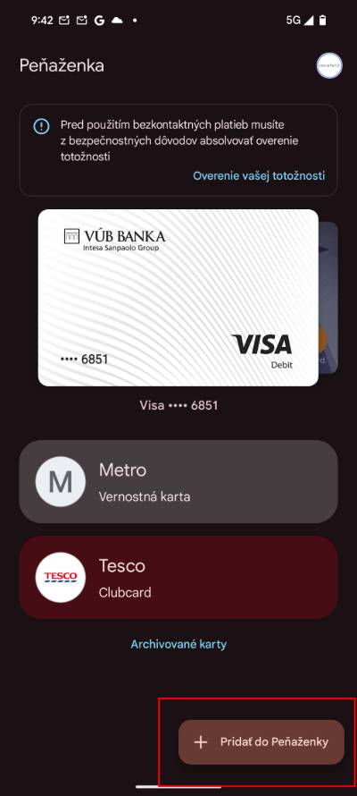 ako pridat vernostnu kartu do Google Penazenky_1
