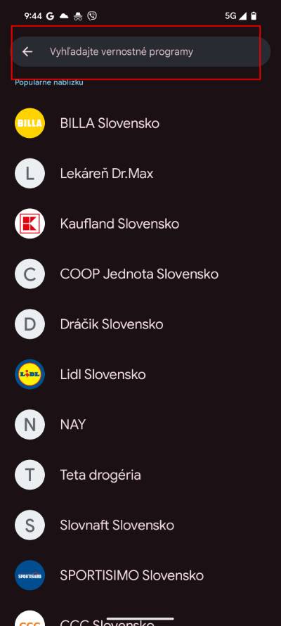 ako pridat vernostnu kartu do Google Penazenky_3