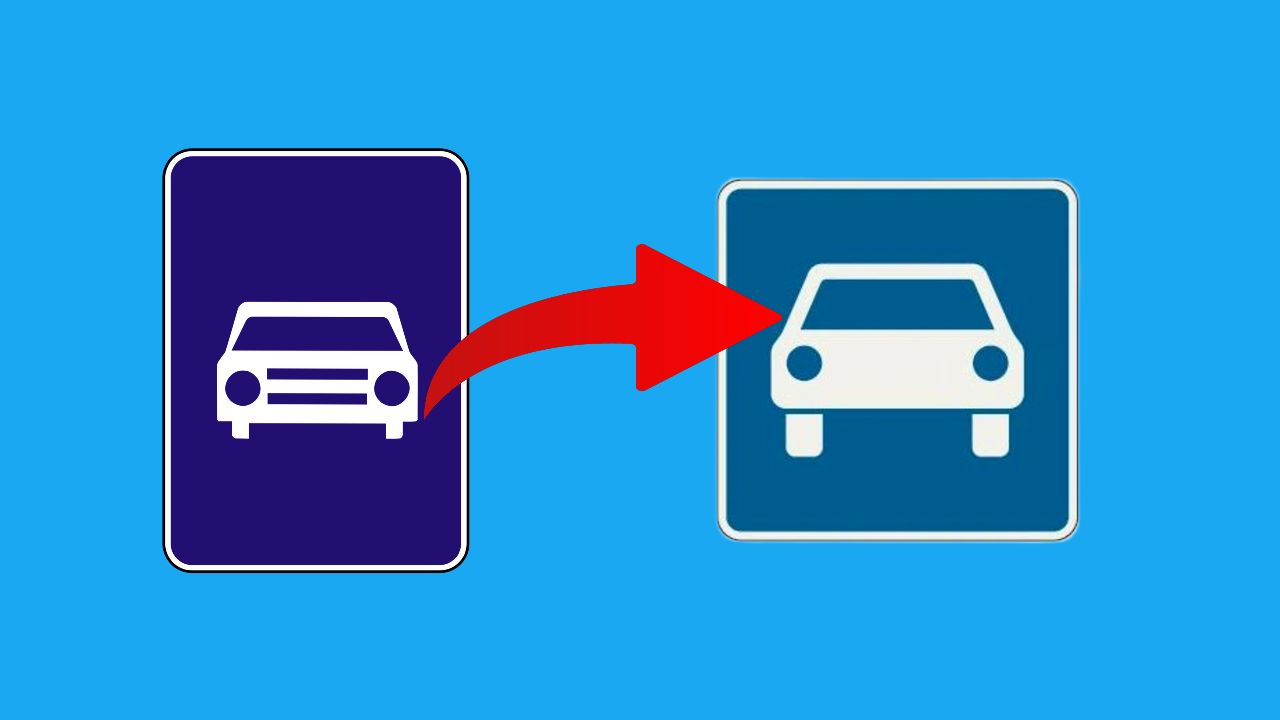 znacka rychlostna cesta na 311 Cesta pre motorové vozidlá