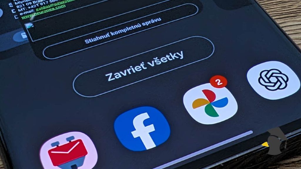 zatvarania aplikacii android