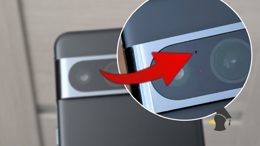 dierka na chrbte telefonu mirkofon