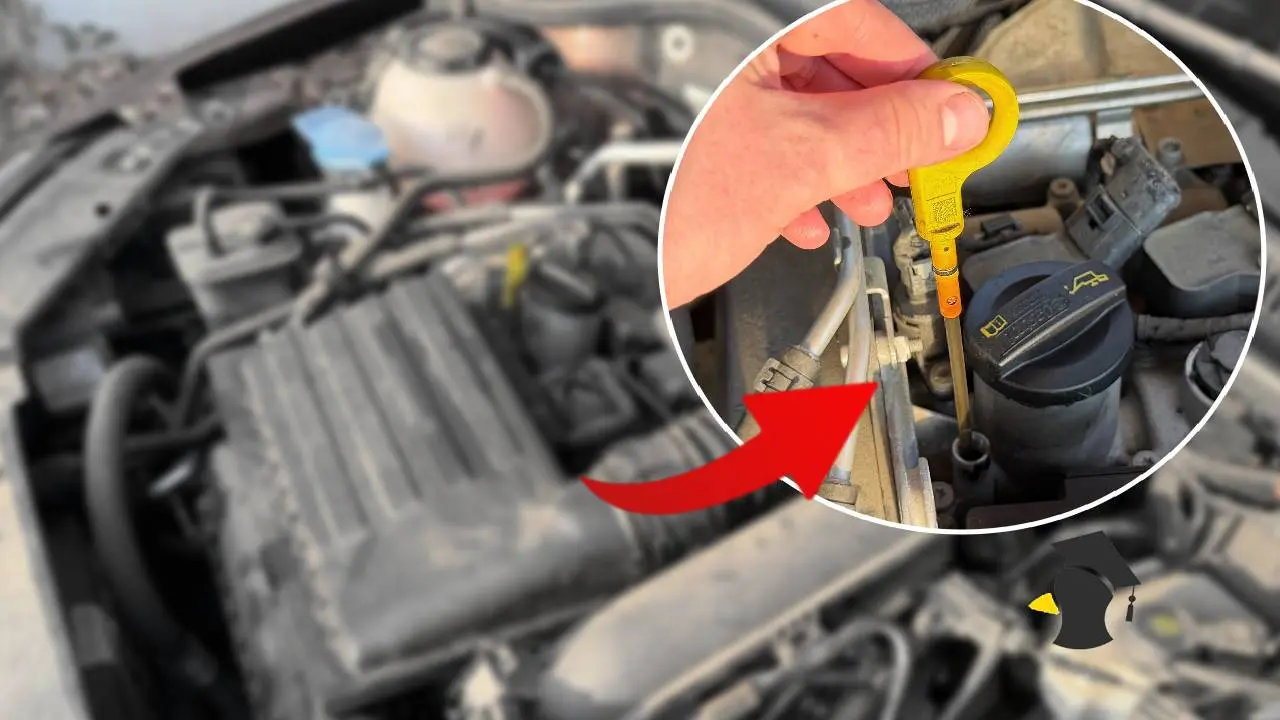 motor auta a kontrola oleja