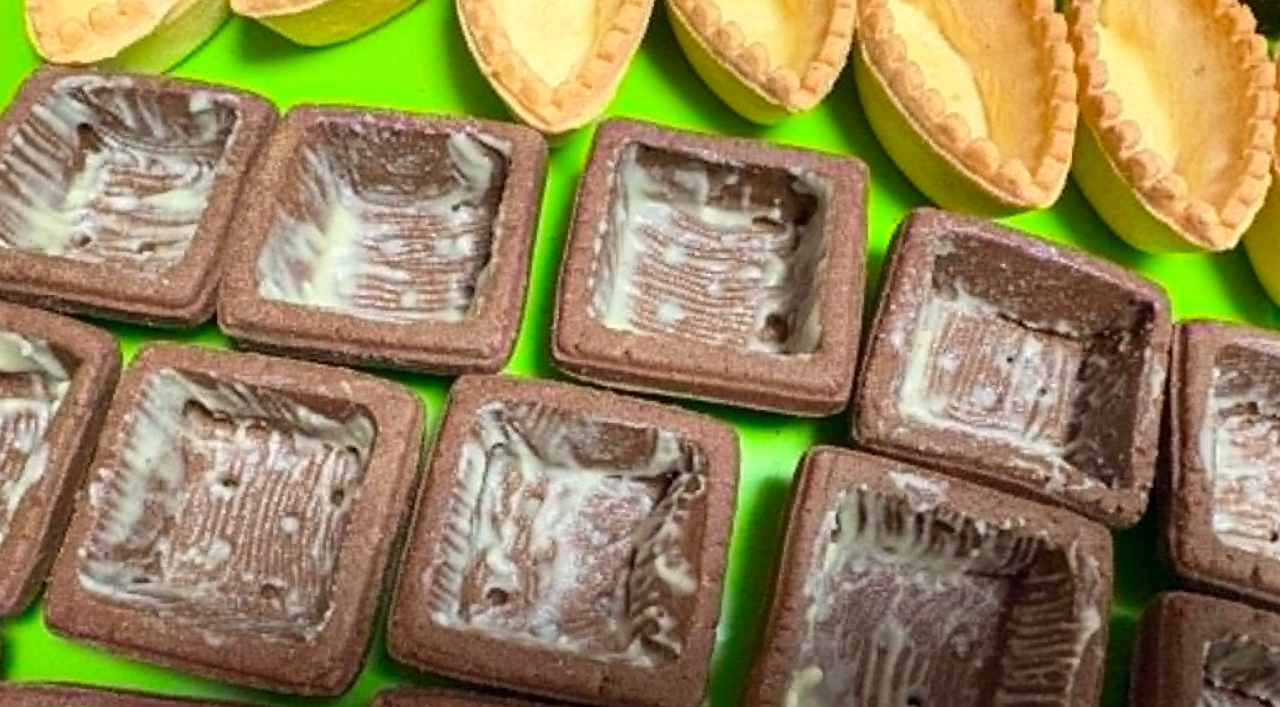 tartaletky s čokoládovou vrstvou
