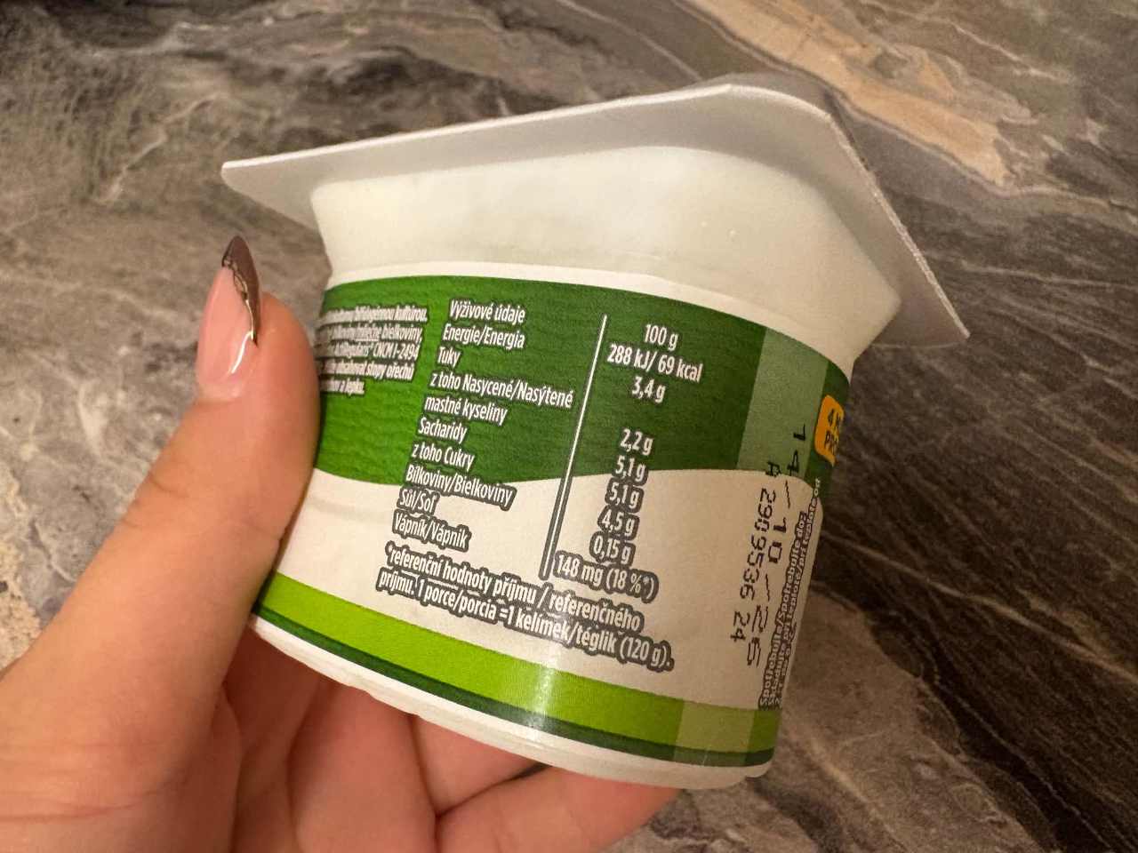 jogurt zloženie